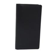 Pre-owned Leather wallets Louis Vuitton Vintage , Black , Dames