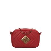 Pre-owned Leather chanel-bags Chanel Vintage , Red , Dames