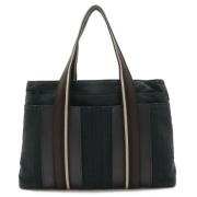 Pre-owned Canvas handbags Hermès Vintage , Black , Dames