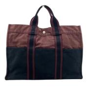 Pre-owned Canvas totes Hermès Vintage , Brown , Dames