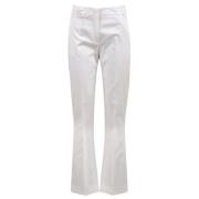 Witte Broek Drumohr , White , Dames