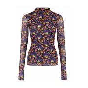 Lange Mouw Top Jane-Ls Harper & Yve , Purple , Dames