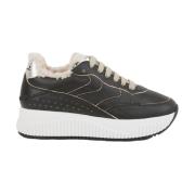 Zwarte actieve sneakers voor dames Voile Blanche , Black , Dames