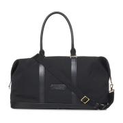 Zwarte leren schoudertas Tom Ford , Black , Heren