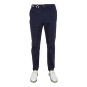 Blauwe Chino broek met trekkoord Paul & Shark , Blue , Heren