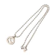 Pre-owned Silver necklaces Gucci Vintage , Gray , Dames