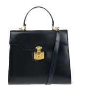 Pre-owned Leather gucci-bags Gucci Vintage , Black , Dames