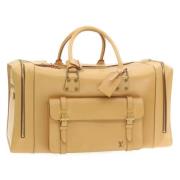 Pre-owned Leather louis-vuitton-bags Louis Vuitton Vintage , Beige , D...