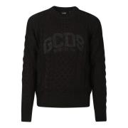 Vlechten Lounge Logo Sweater Gcds , Black , Heren