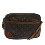 Pre-owned Canvas shoulder-bags Louis Vuitton Vintage , Brown , Dames