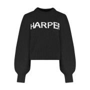 Stijlvolle Pullover Lysanne-Ju Harper & Yve , Black , Dames