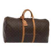 Pre-owned Canvas louis-vuitton-bags Louis Vuitton Vintage , Brown , Da...