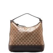 Pre-owned Canvas gucci-bags Gucci Vintage , Brown , Dames