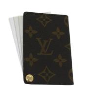 Pre-owned Canvas wallets Louis Vuitton Vintage , Brown , Dames