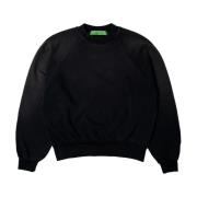 Dubbele laag Crewneck met dubbel borduurwerk Garment Workshop , Black ...