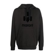 Zwarte Hoodie Sweaters Miley Faded Isabel Marant , Black , Heren