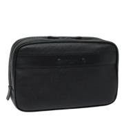 Pre-owned Canvas clutches Louis Vuitton Vintage , Black , Dames