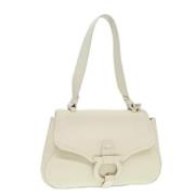 Pre-owned Leather shoulder-bags Salvatore Ferragamo Pre-owned , Beige ...