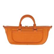 Pre-owned Leather louis-vuitton-bags Louis Vuitton Vintage , Orange , ...