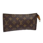 Pre-owned Canvas clutches Louis Vuitton Vintage , Brown , Dames