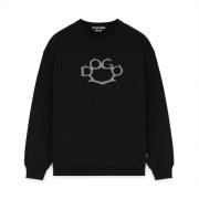 Zwarte Logo Crew Sweatshirt Herfst/Winter 2024 Iuter , Black , Heren