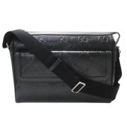 Pre-owned Leather gucci-bags Gucci Vintage , Black , Dames