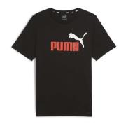 Ess+ Tee Logo T-Shirt Puma , Black , Heren