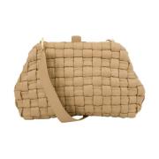 Beige Schoudertas Stijlvol Model Marella , Beige , Dames