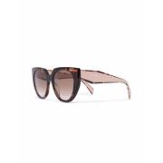 PR 14Ws 01R0A6 Sunglasses Prada , Brown , Dames