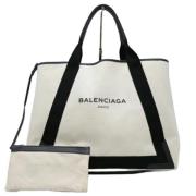 Pre-owned Canvas balenciaga-bags Balenciaga Vintage , White , Dames