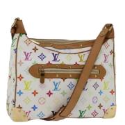 Pre-owned Canvas louis-vuitton-bags Louis Vuitton Vintage , White , Da...