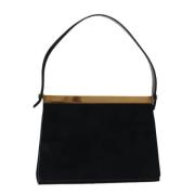 Pre-owned Suede gucci-bags Gucci Vintage , Black , Dames