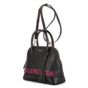 Pre-owned Leather shoulder-bags Balenciaga Vintage , Black , Dames