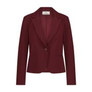 Elvira Blazer Technical Jersey Jane Lushka , Red , Dames