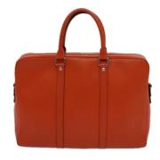 Pre-owned Leather louis-vuitton-bags Louis Vuitton Vintage , Orange , ...