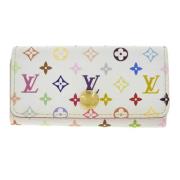 Pre-owned Canvas key-holders Louis Vuitton Vintage , White , Dames