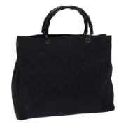 Pre-owned Canvas gucci-bags Gucci Vintage , Black , Dames