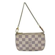 Pre-owned Canvas louis-vuitton-bags Louis Vuitton Vintage , Beige , Da...