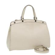 Pre-owned Leather louis-vuitton-bags Louis Vuitton Vintage , White , D...