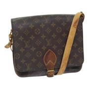 Pre-owned Canvas louis-vuitton-bags Louis Vuitton Vintage , Brown , Da...