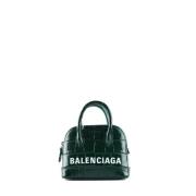 Pre-owned Leather balenciaga-bags Balenciaga Vintage , Green , Dames