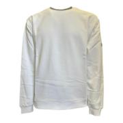 Essentials Katoenen Crewneck Sweatshirt Wit Gcds , White , Heren