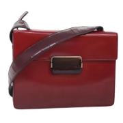 Pre-owned Leather prada-bags Prada Vintage , Red , Dames