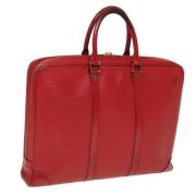 Pre-owned Leather louis-vuitton-bags Louis Vuitton Vintage , Red , Dam...