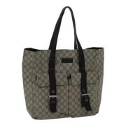 Pre-owned Canvas totes Gucci Vintage , Beige , Dames