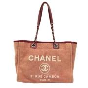 Pre-owned Canvas chanel-bags Chanel Vintage , Red , Dames