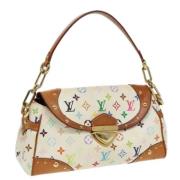 Pre-owned Canvas louis-vuitton-bags Louis Vuitton Vintage , White , Da...