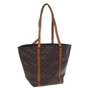 Pre-owned Canvas louis-vuitton-bags Louis Vuitton Vintage , Brown , Da...