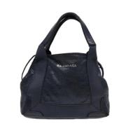 Pre-owned Leather balenciaga-bags Balenciaga Vintage , Blue , Dames