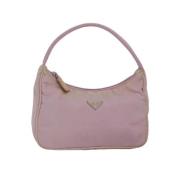 Pre-owned Nylon prada-bags Prada Vintage , Pink , Dames